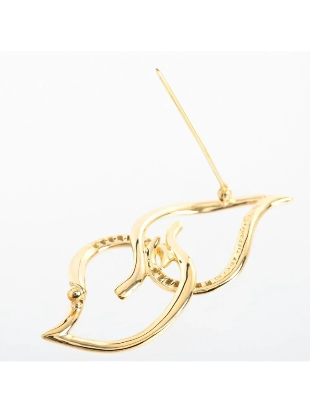 Tiffany & Co Brooch Double Leaf